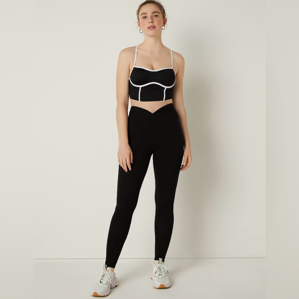 PINK VS Cotton Twist-Waist Leggings